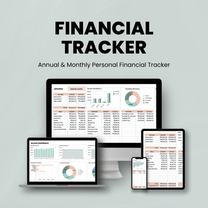 Annual & Monthly Financial Tracker