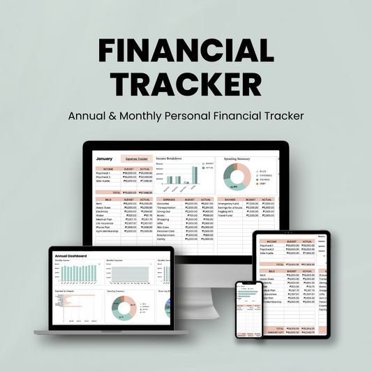 Annual & Monthly Financial Tracker